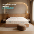 Circadia mattress in a bedroom setting with neutral colors
